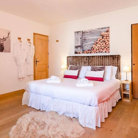 Les Clochettes Villa Megeve Bagian luar foto