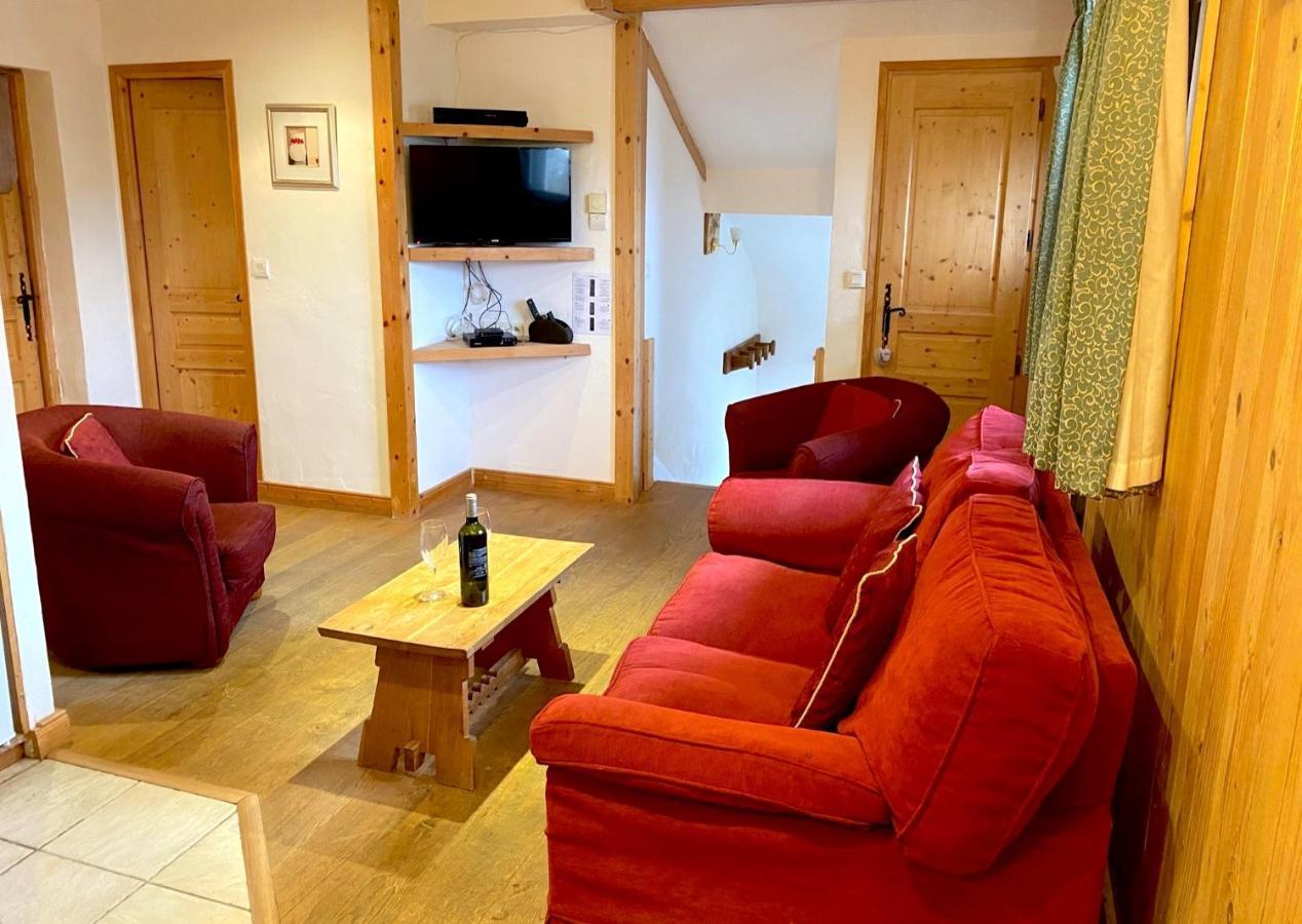 Les Clochettes Villa Megeve Bagian luar foto