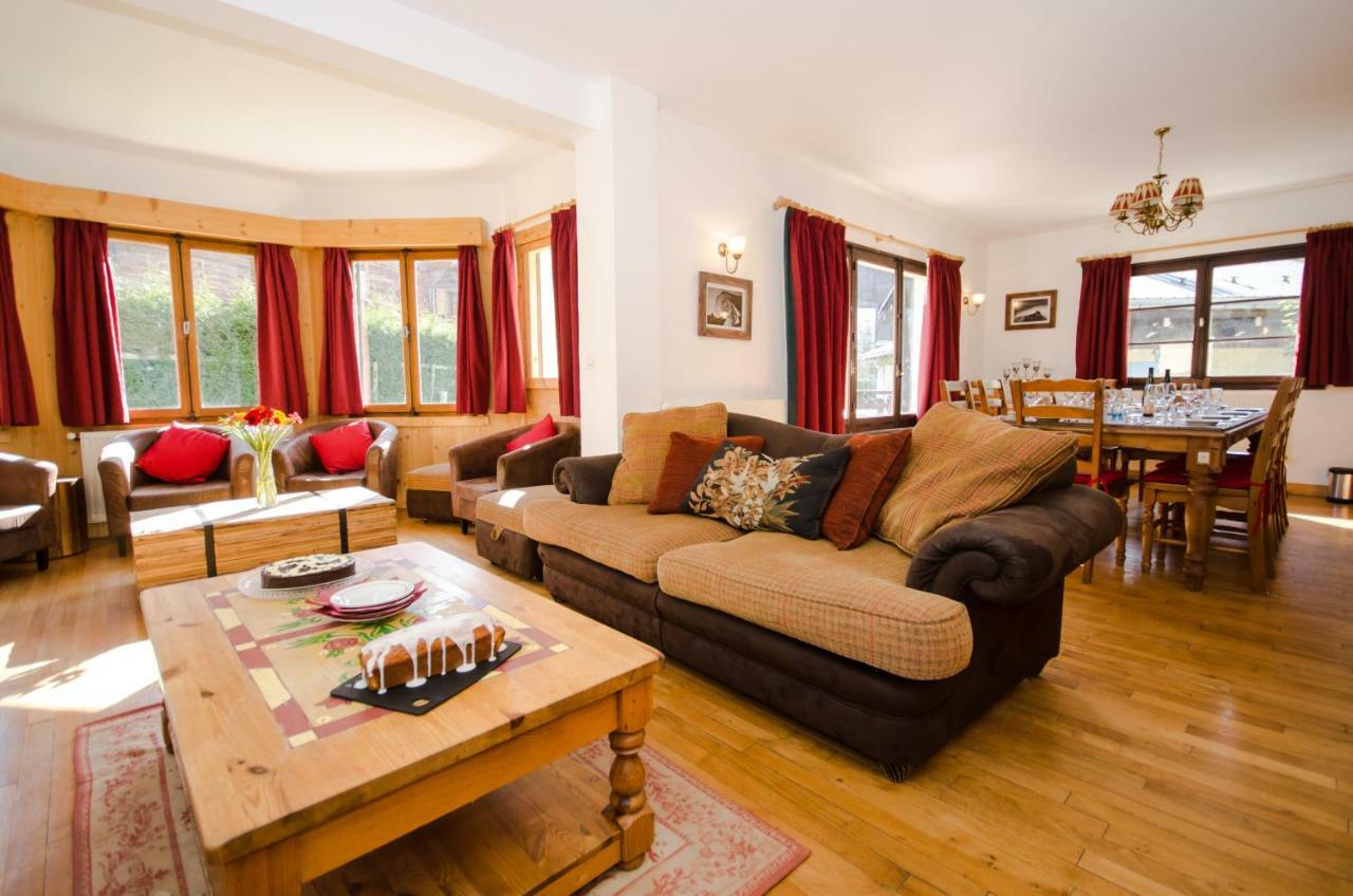 Les Clochettes Villa Megeve Bagian luar foto