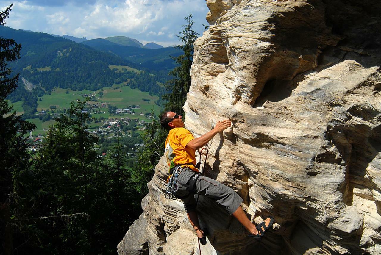 Les Clochettes Villa Megeve Bagian luar foto