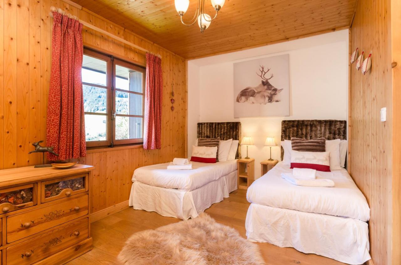 Les Clochettes Villa Megeve Bagian luar foto