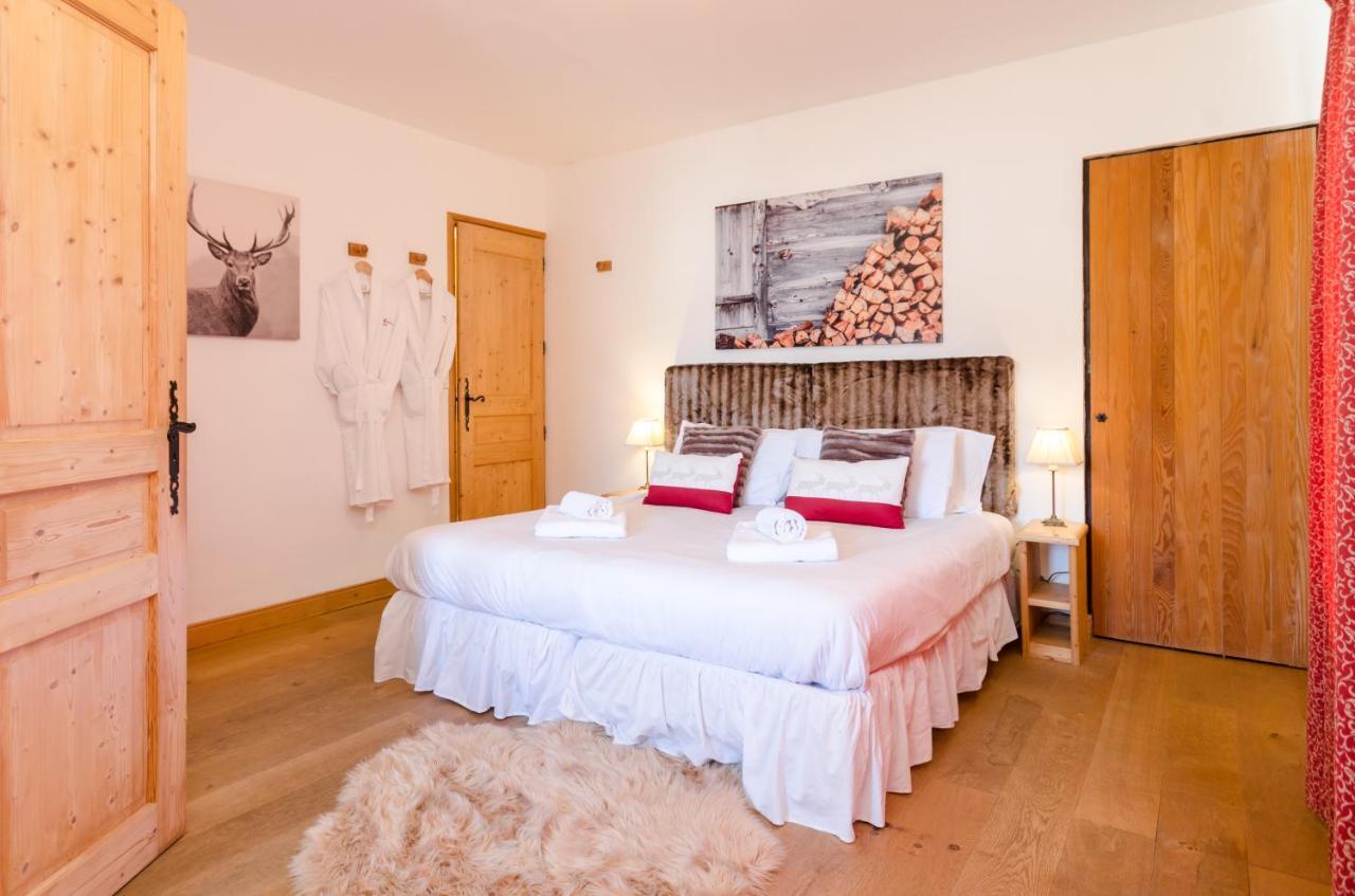 Les Clochettes Villa Megeve Bagian luar foto