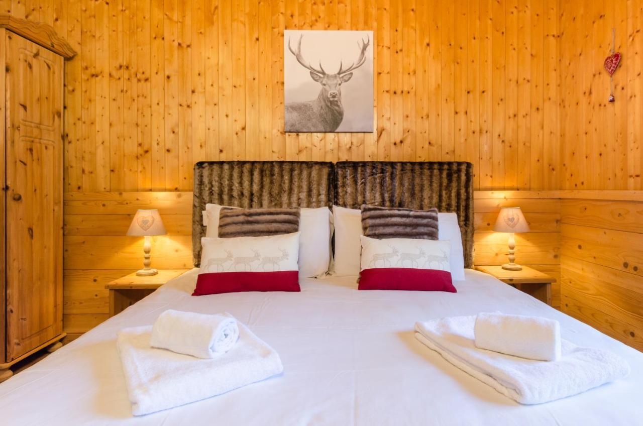 Les Clochettes Villa Megeve Bagian luar foto