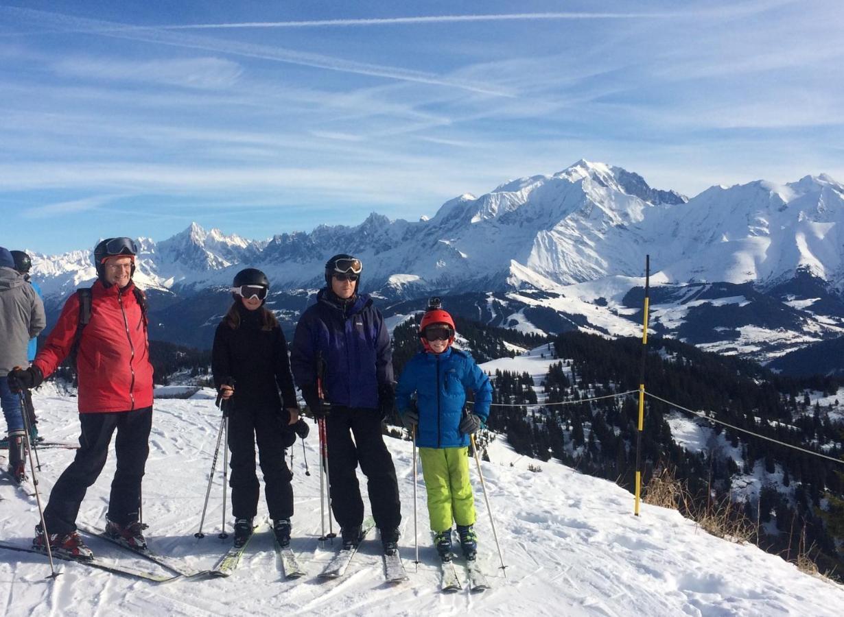 Les Clochettes Villa Megeve Bagian luar foto