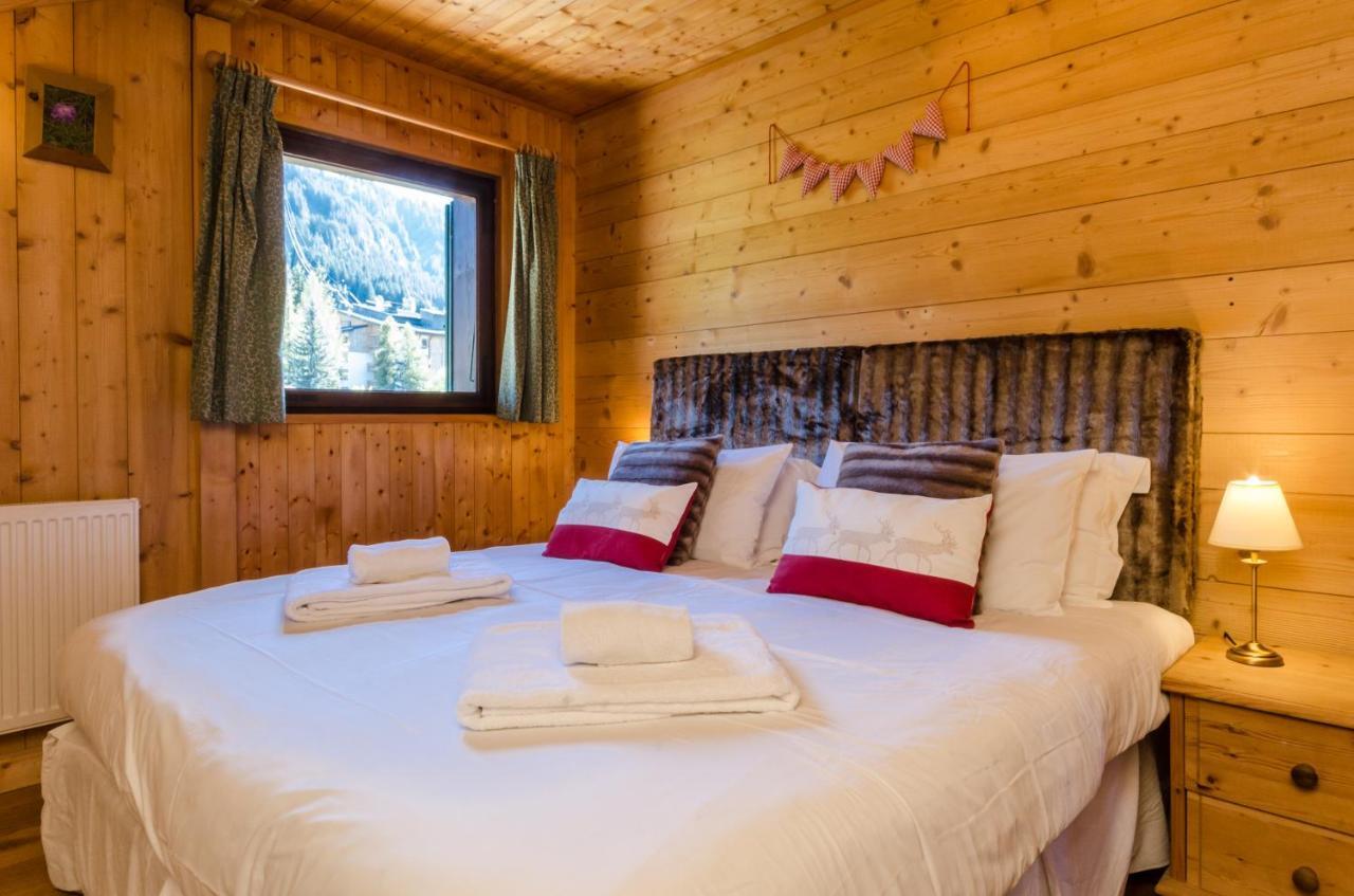 Les Clochettes Villa Megeve Bagian luar foto