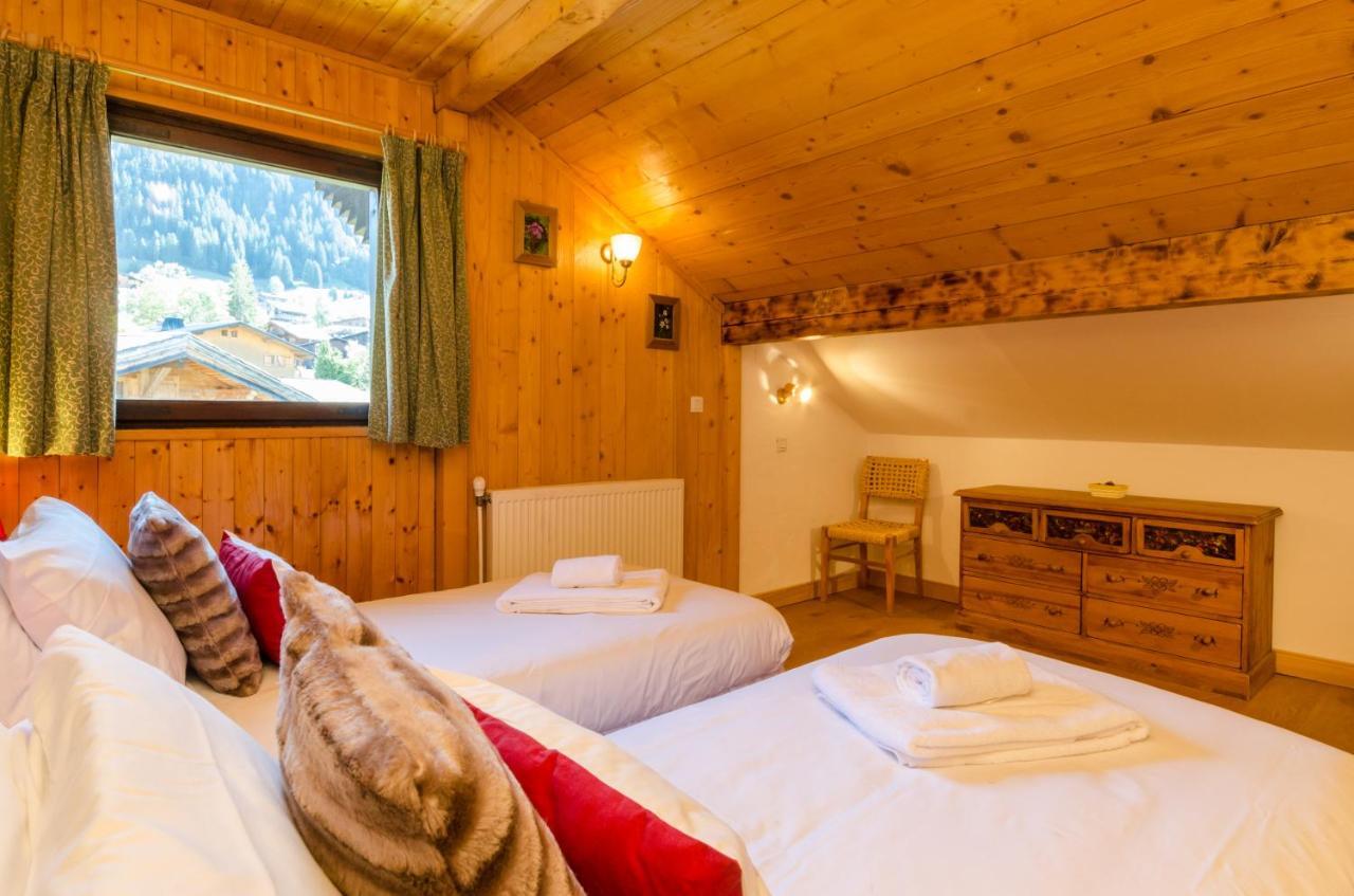 Les Clochettes Villa Megeve Bagian luar foto