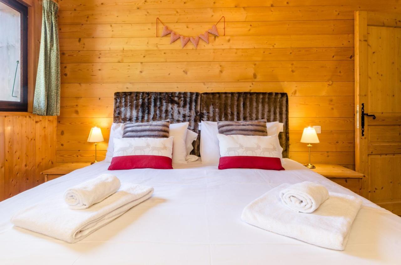 Les Clochettes Villa Megeve Bagian luar foto