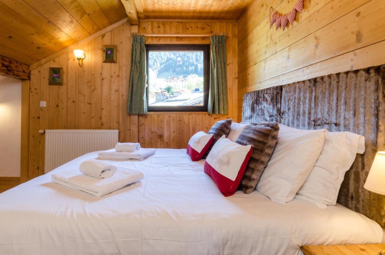 Les Clochettes Villa Megeve Bagian luar foto